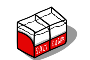 salt sugar