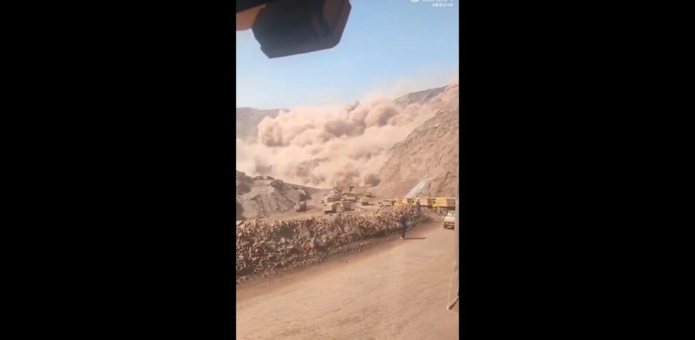 china mine collapse video