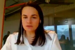 Belarus Tikhanovskaya 15 years jail