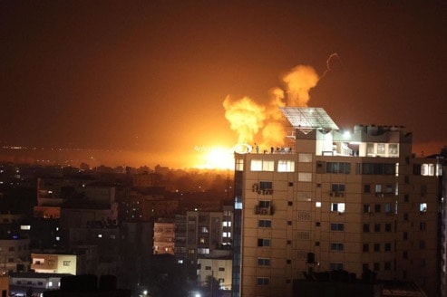 Israel bombards Lebanon, Gaza after rocket fire from both