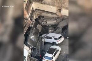 parking garage collapsed Manhattan