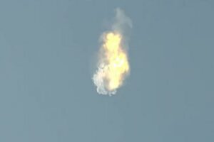 SpaceX Starship exploded