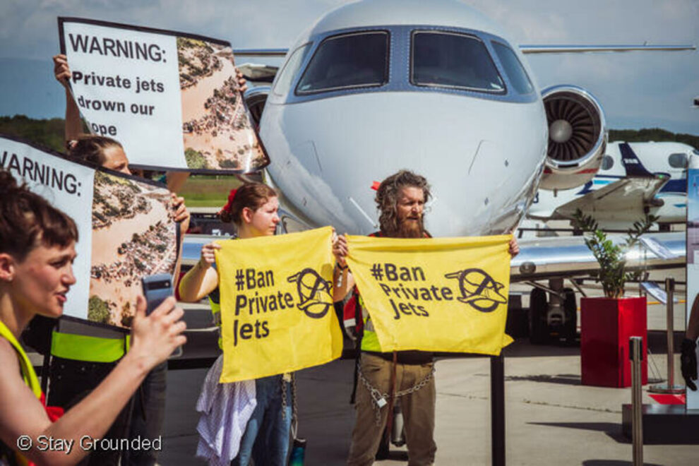 Climate activists block air traffic in Geneva: airport