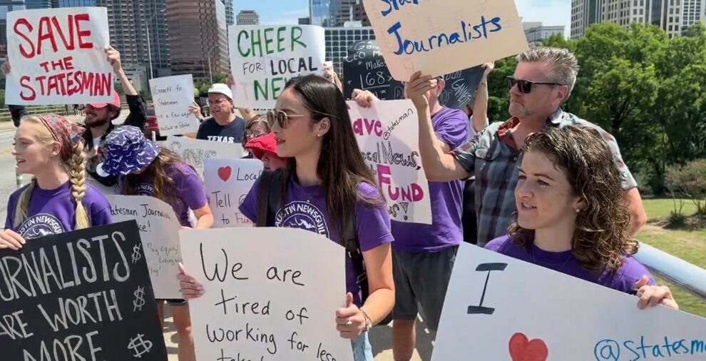 Journalists strike at largest US newspaper group