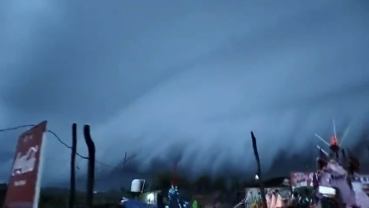 VIDEO: Massive shelf cloud appears in Uttarakhand's Haridwar
