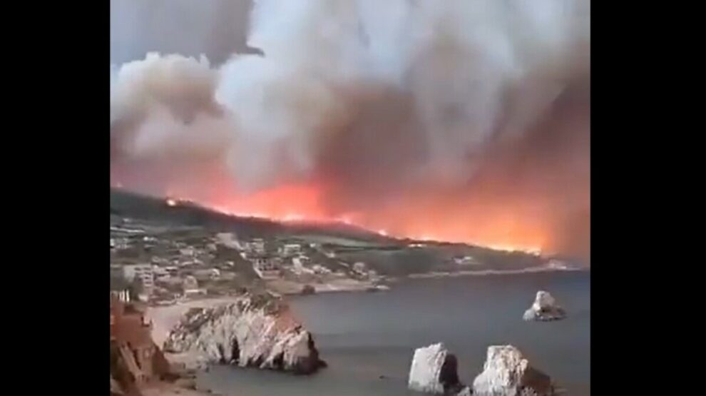 Algeria battles raging wildfires that have killed 34
