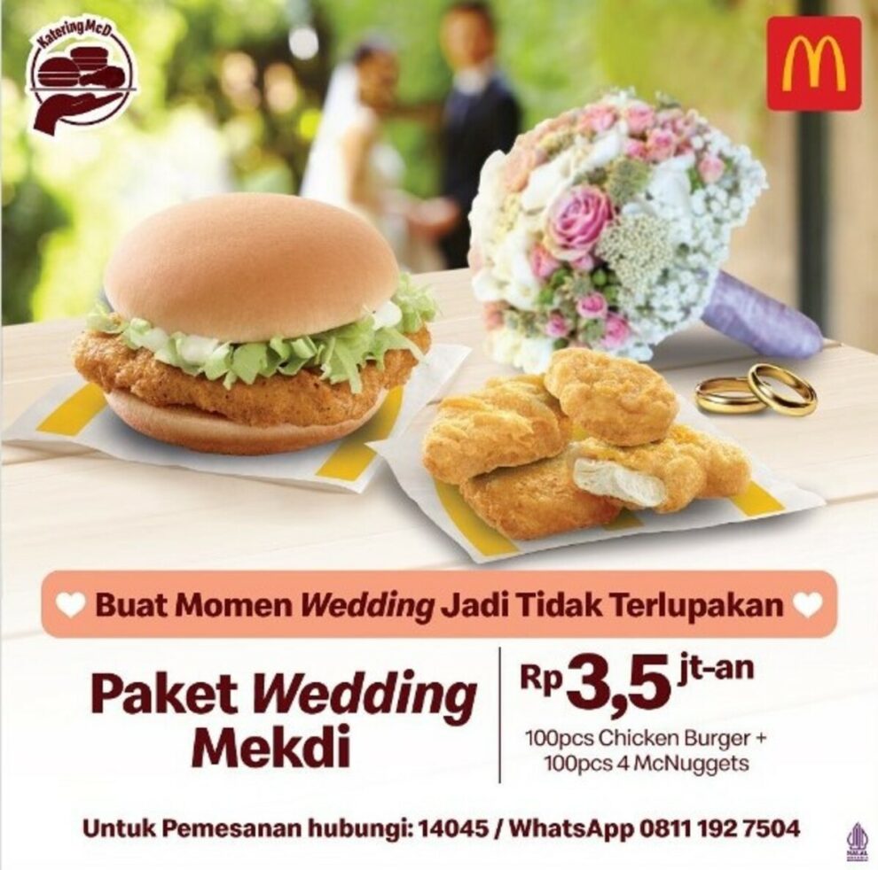 McDonald's wedding package