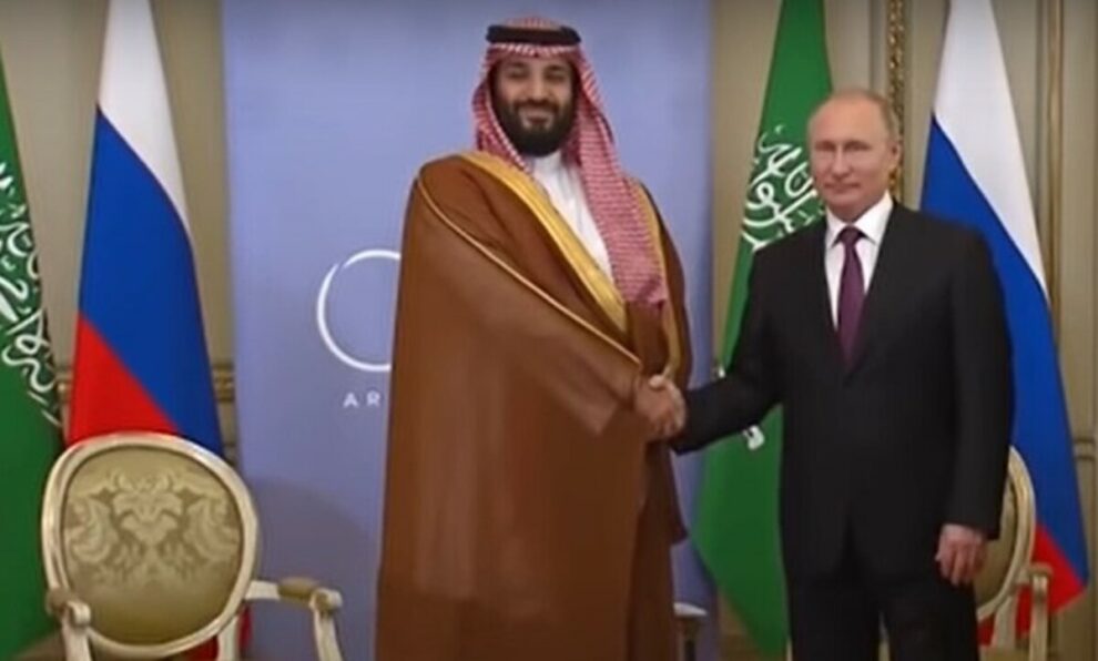 Putin, Saudi leader urge oil cooperation as prices flag