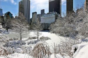 New York finally ends record 700 plus days without snow