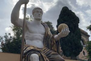 Towering Colossus of Constantine reconstructed in Rome