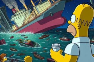 Simpsons Baltimore bridge collapse