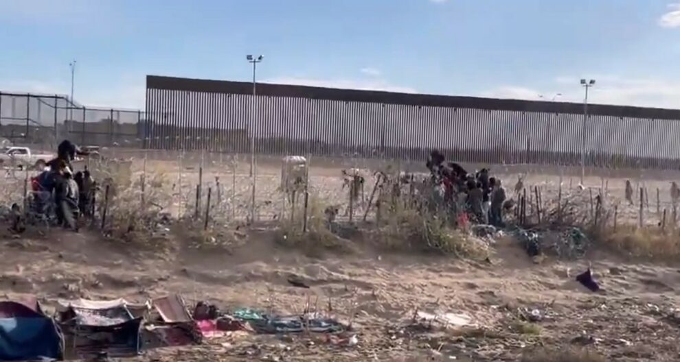 Migrants who crossed from Mexico into Texas charged with 'rioting'