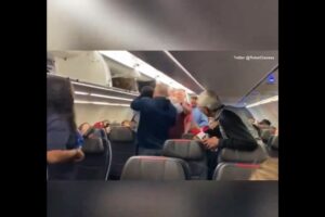 Affidavit reveals American Airlines passenger yelled 'blue-eyed white devils' and threatened to 'take down' plane"