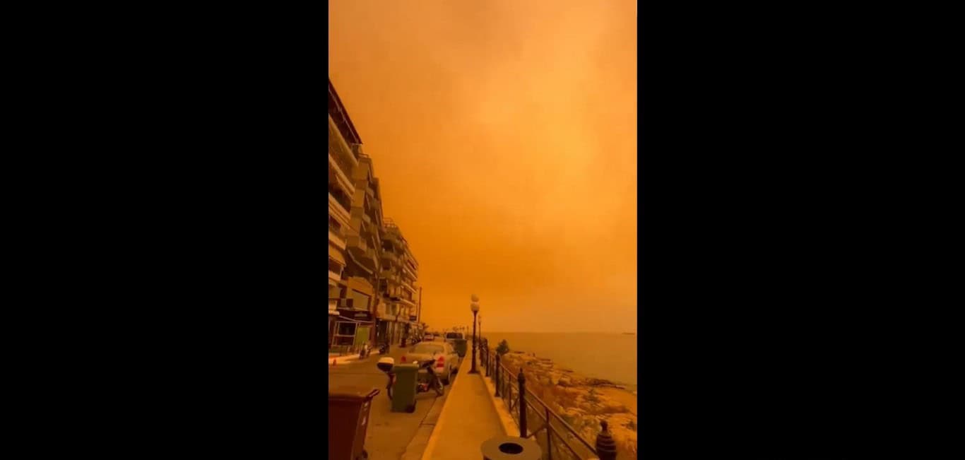 Greece suffers new round of Saharan dust pollution