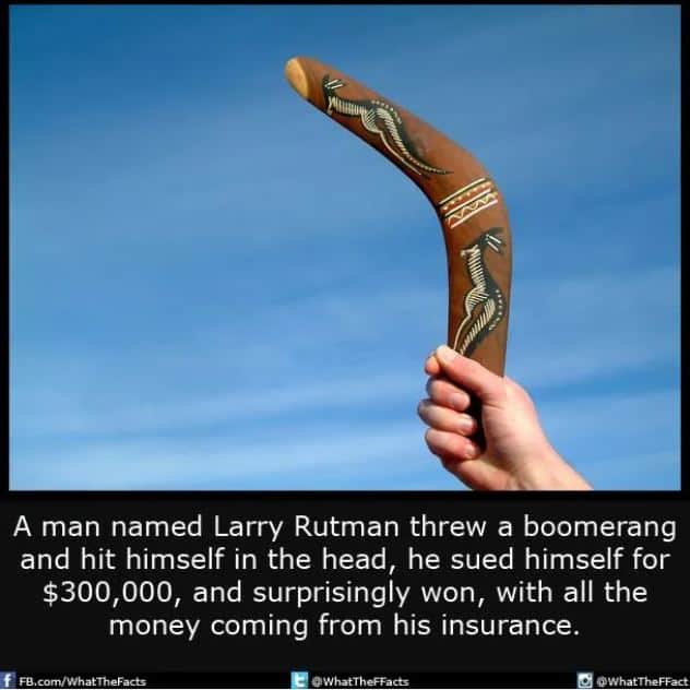 Man sues himself and wins 300000