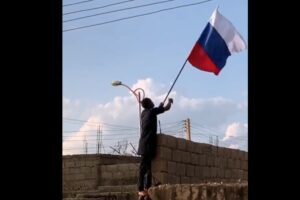 Nigeria arrests protesters with Russian flags