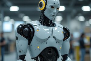 Portrait by humanoid robot to sell at auction in art world first