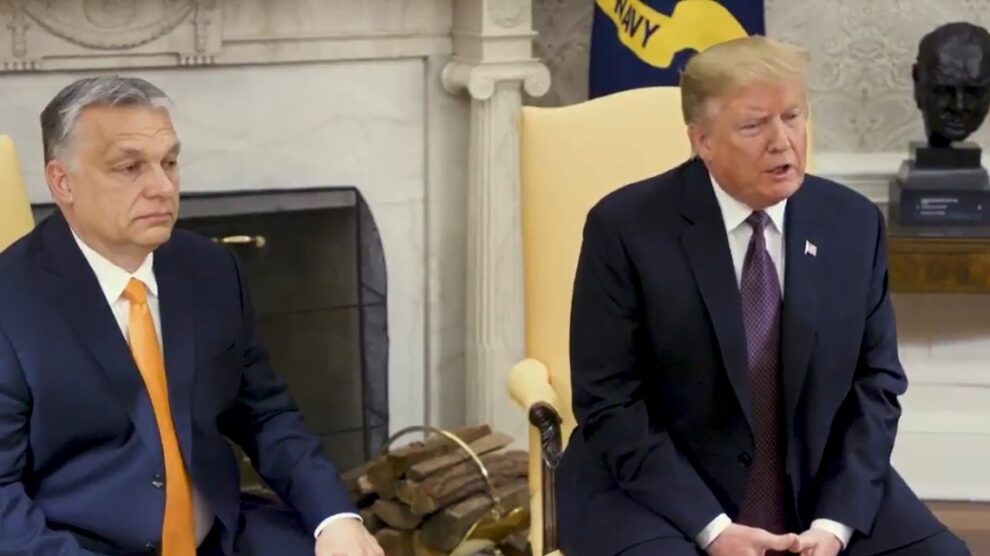 Orban says toasted Trump's win with vodka, not champagne