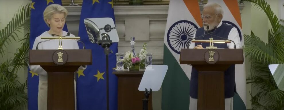 "EU eyeing India defence and security partnership: Von der Leyen
