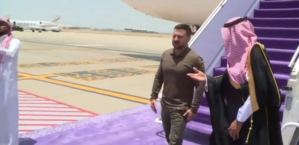 Zelensky arrives in Jeddah for Saudi, US talks: Ukrainian official
