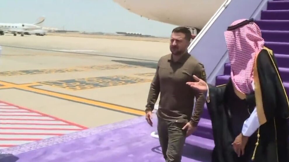 Zelensky arrives in Jeddah for Saudi, US talks: Ukrainian official