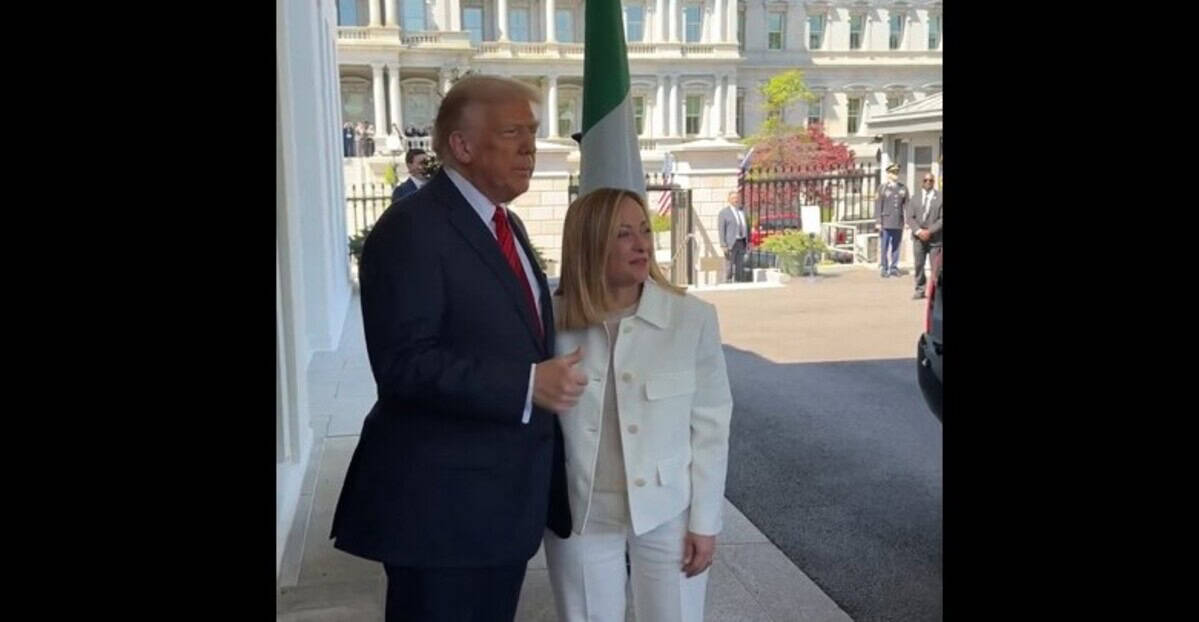 she's a nice person trump meloni