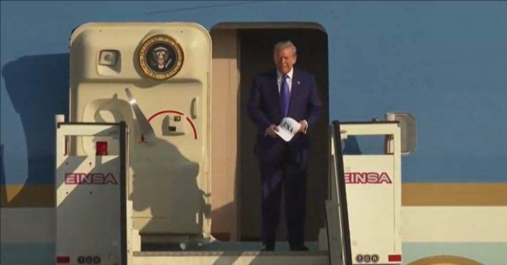 Trump arrives in Netherlands for NATO summit