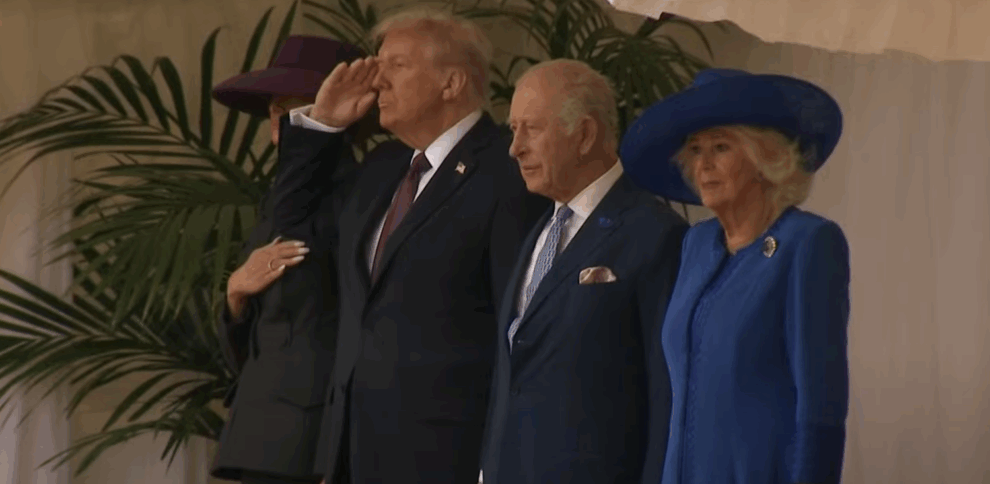 King gives Trump royal welcome on UK state visit