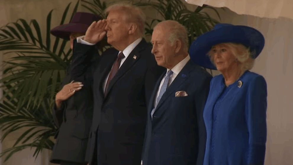 King gives Trump royal welcome on UK state visit