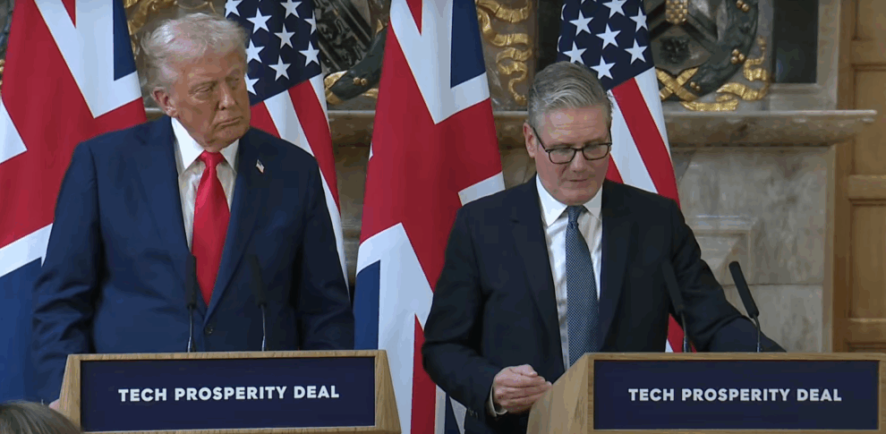 Trump says has 'disagreement' with UK PM on Palestinian state