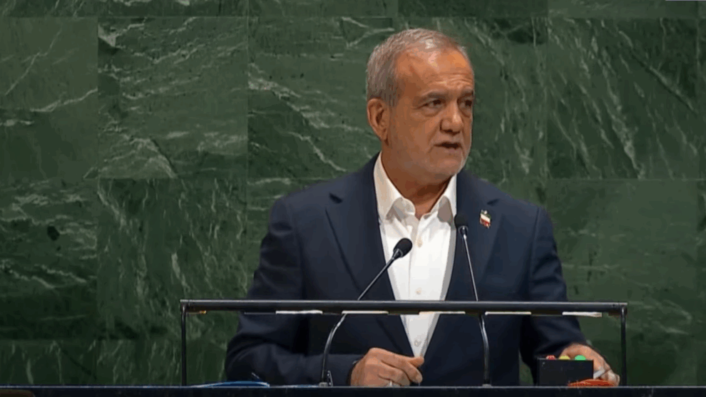 Iran will never seek nuclear weapons, president tells UN