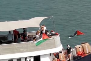 Fierce winds force Gaza aid flotilla back to Barcelona