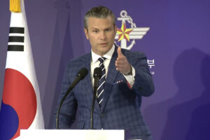 South Korea says North fired artillery rockets during Hegseth visit