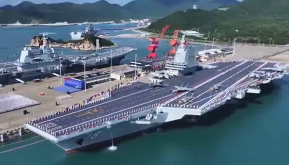 "China's third aircraft carrier enters service"
