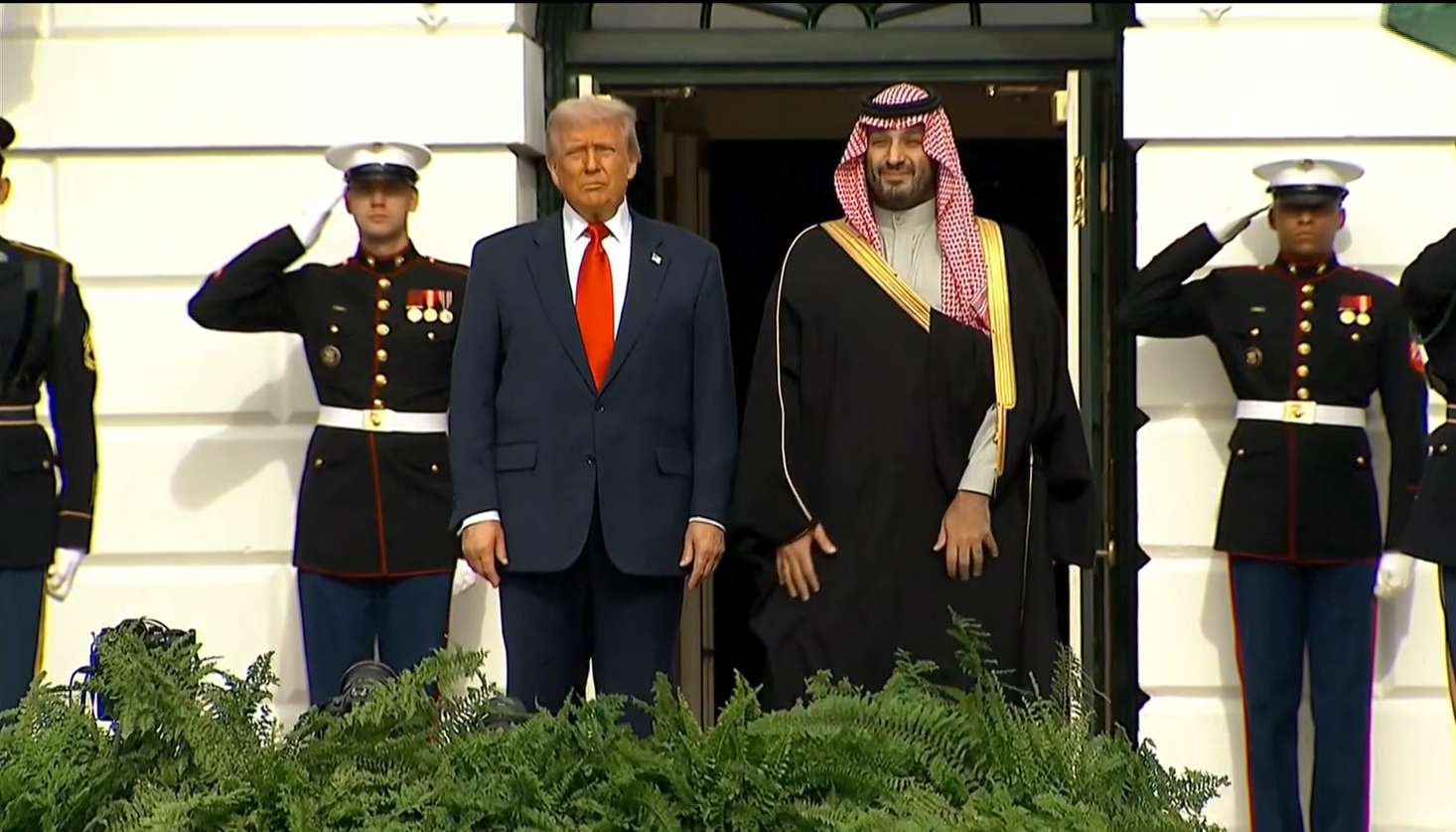 Trump welcomes Saudi crown prince to White House