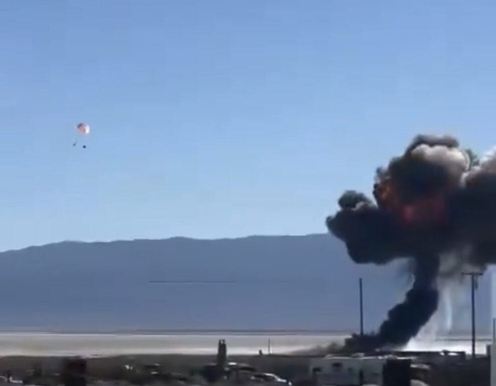 f-16C jet crashes near trona airport california