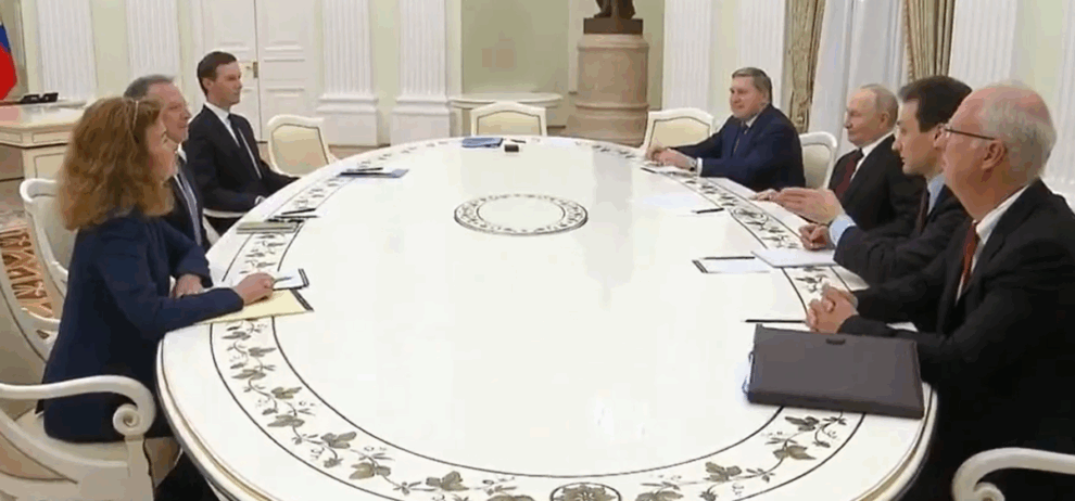 Putin starts Ukraine talks with Witkoff and Kushner in Kremlin