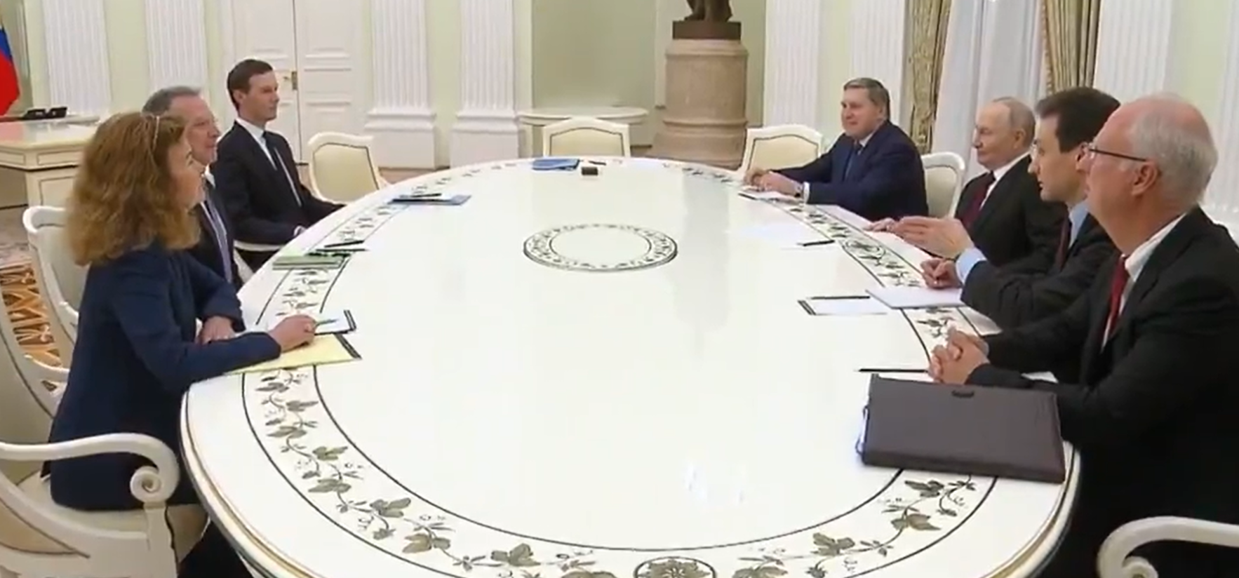 Putin starts Ukraine talks with Witkoff and Kushner in Kremlin