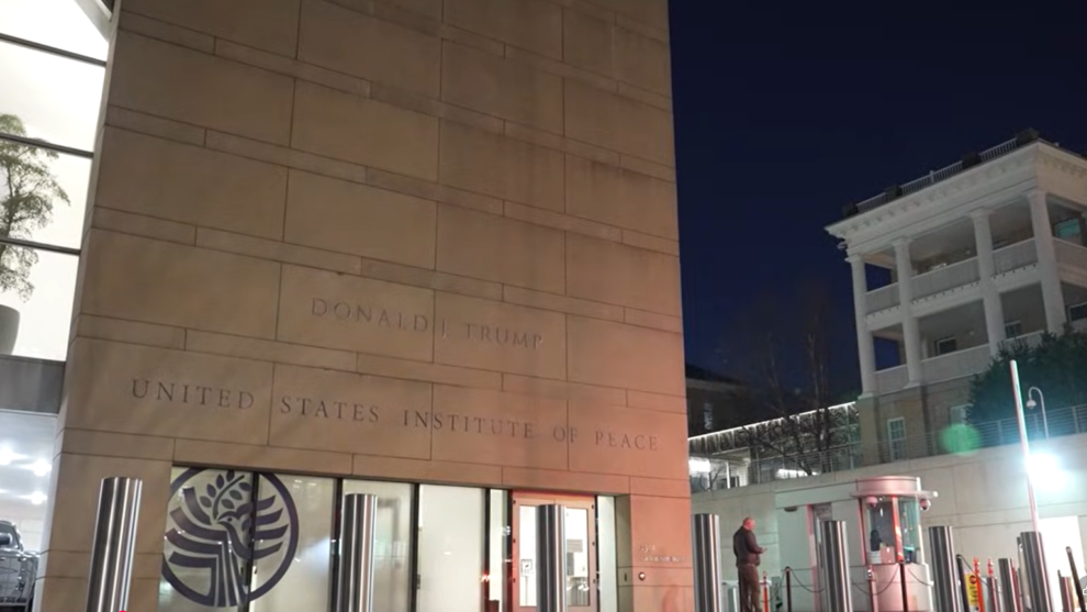 "US Institute of Peace renamed in honor of Trump: State Dept