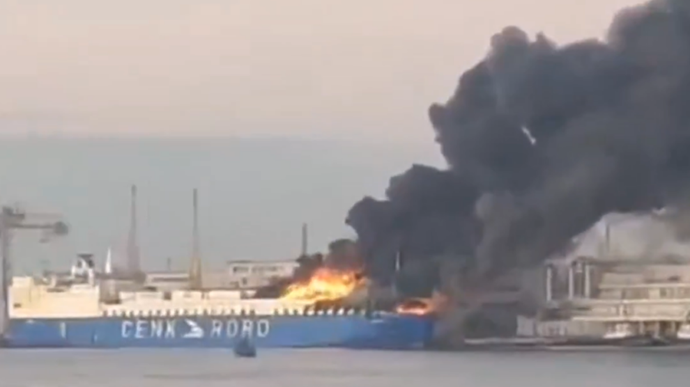 Turkish ferry damaged in Russian strike on Ukraine's Odesa port: Kyiv