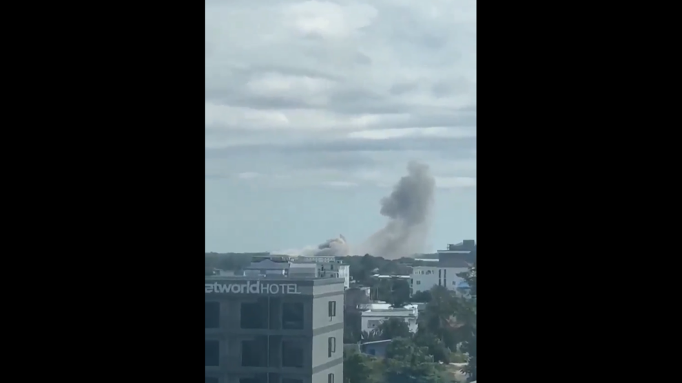 "Cambodia says Thailand bombs casino hub on border"