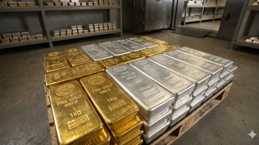 Precious metal prices sink further, silver down more than 30%