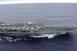 US aircraft carrier has arrived in Middle East: US military