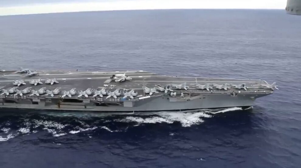 US aircraft carrier has arrived in Middle East: US military