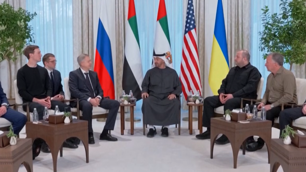 "Russia says 'progress' in talks with Ukraine in Abu Dhabi