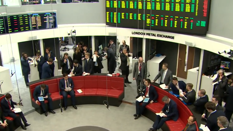 London Metal Exchange says some trading halted due to 'an issue'