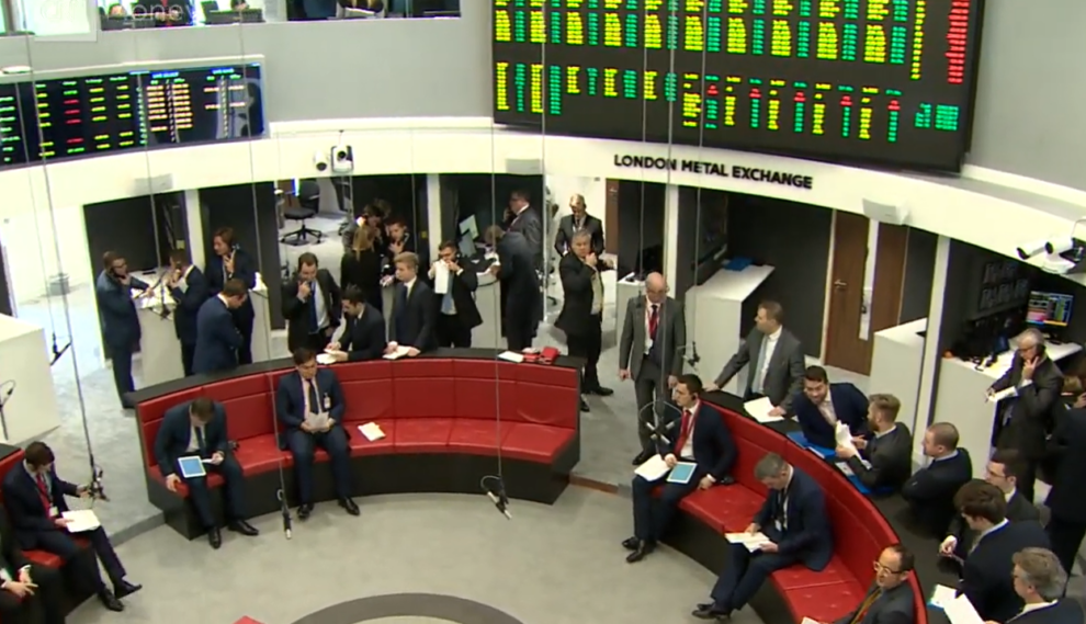 London Metal Exchange says some trading halted due to 'an issue'