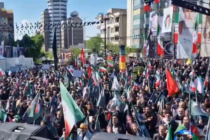 "Thousands of Iranians rally in memory of late supreme leader Khamenei