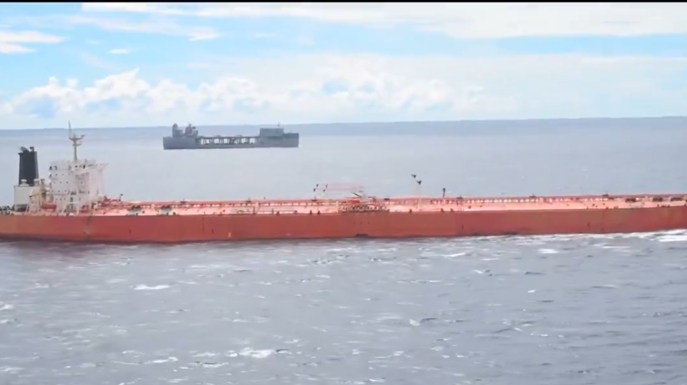 US says it intercepted sanctioned oil vessel in Asia-Pacific