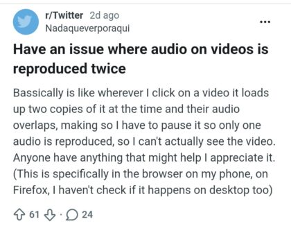 X Double Audio On Video